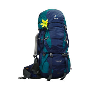 DEUTER "Aircontact 40 + 10 SL" Mujer Mochila de senderismo (3320016 3351) azul