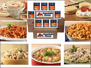 45 DAY MOUNTAIN HOUSE FOOD RESERVE #10 CAN CASES FREEZE DRIED Newly manufactured