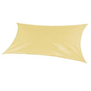 Coolaroo 12x10 ft Beige Rectangle Ultra Shade Sail for Camping Hunting Fishing