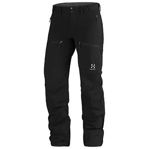 Haglöfs Flint II Pant Women, Softshellhose für Damen, schwarz, Tourenhose