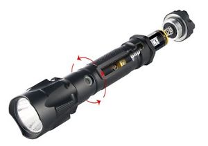 Brite Strike RHIGHT Duty Light Rechargeable AC/DC Tactical Duty Light, Black