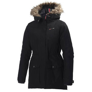 Helly Hansen Damen Wasserfest Atmungsaktiv Stadt- Parka Schwarz