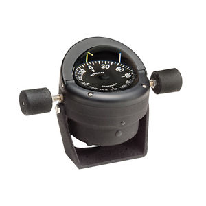 Ritchie HB-845 Helmsman Steel Boat Compass Bracket Mount Black HB-845