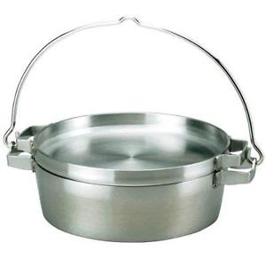 SOTO Stainless Steel Dutch Oven Half for Outdoor and Indoor 26 cm / 10" ST-910HF