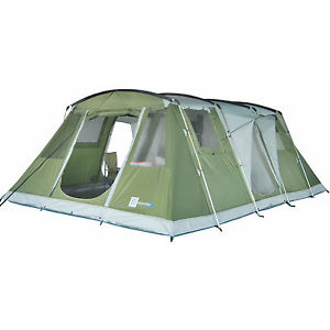 skandika Nizza 6 personas tienda campaña familiar túnel suelo bañera verde nueva