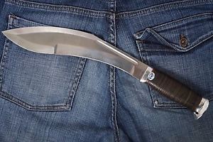 A&R Zlatoust Russian Hunting Machete "Jungle"+ sheath (Steel-AUS8, Leather)