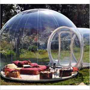9'10" Stargaze Outdoor Single Tunnel Inflatable Bubble Camping Tent with Blower