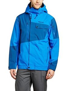 Marmot - Maglione Tram Line da uomo, Blu (Peak Blue/Dark Sapphire), L
