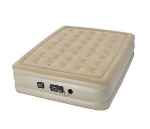 Serta Inflatable Airbed Air Mattress Queen Bed Never Flat Pump Home Camping New