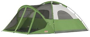 Tent Camping Screened Coleman Evanston Person Front Porch Outdoor Six Fully Area