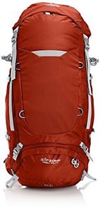 Lowe Alpine FTD-48 Zaino Uomo Airzone Trek+, Rosso (Tabasco/zinco), 45 + 10 litr