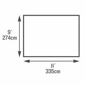 Kelty, Tenda da campeggio Bug Blocker, Verde (Apple Green/Cool Grey), M