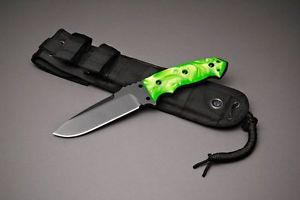 Hogue ZX-F01 Zombie-X 5.5" Fixed Blade Knife w/ Zombie Green Scales & A2 Steel!