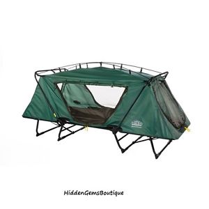 Tent Cot Camping Bed Folding Rainfly Includes Storage Bag
