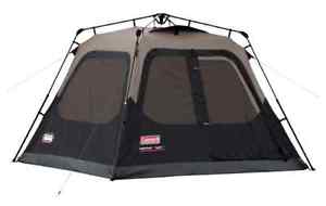 Tent Cabin Brown  Family Camping Instant 4 Person New W/ Fast And Easy Setup