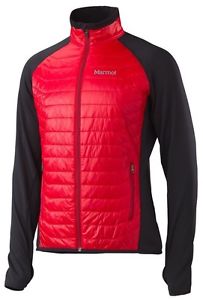 Marmot Maschile Variante Giacca,squadra rosso nero,Giacca termica per uomini