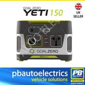 Goal Zero Yeti 150 Power Pack Generator UK Solar Compatible silent 38-03-011-0