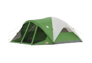 Coleman Evanston 8 Person Family Screened Tent Hiking Camping Outdoor Fishing