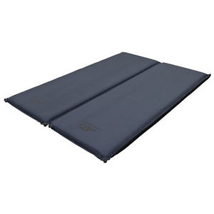 Alps Mountaineering, Lightweight Double Air Pad, Self Inflating, Steel Blue