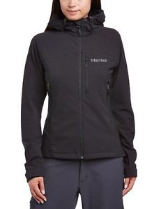 Marmot Estes - Felpa con cappuccio softshell, donna, nero (nero), L