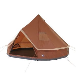 4m Bell tent 10T Mojave 400 tipi 8-person pyramid round with sewn in groundsheet
