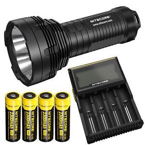 NiteCore TM16GT 4x Cree XP-L HI V3 LED 3600 Lumen Flashlight + Battery + Charger