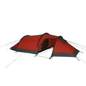 10T Outdoor Equipment, Tenda da trekking Siliconevalley, Rosso (Rot), 3 persone
