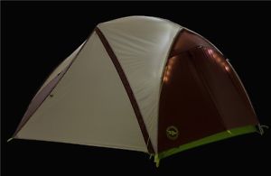 Big Agnes Rattlesnake SL 2 Person mtnGLO Tent! Backpacking Tent w/ LED Lights!