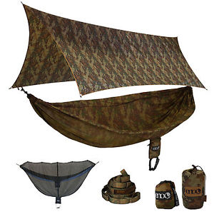 ENO - CamoLink Onelink Hammock Forest Camo Hunting Blind Sleep System