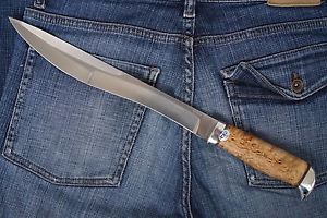 A&R Zlatoust Russian Hunting Machete "Boyarin"+ sheath (50x14mf, Birch Handle)
