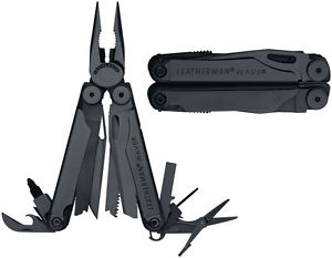 LEATHERMAN WAVE Black Oxide schwarz 17 Werkzeuge