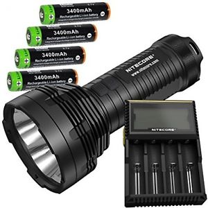 Nitecore TM16GT 3600 Lumen CREE LED 1096 Yards Long Range Flashlight, Nitecore