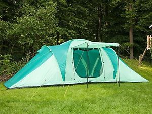 Skandika 4012 Silverstone 6 - Tenda da campeggio, colore grigio/verde