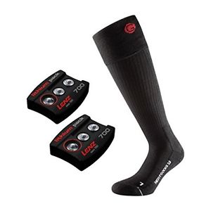 Lenz, Set di calzini termici Adulto, 3 pz., Nero (Schwarz), 35-38