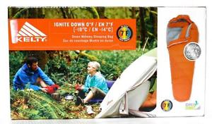 NEW KELTY IGNITE DOWN 0 DEG SLEEPING BAG  600-Fill DRI-DOWN  RIGHT ZIP