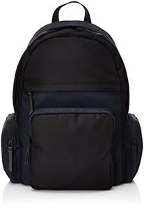 Calvin Klein Bo Backpack, Zaino Uomo, Nero (Black/BlackIris-Pt), 41 cm