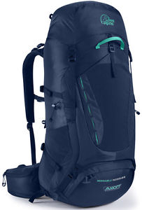 Lowe Alpine Manaslu ND55:65 Frauen Trekking Rucksack blue print