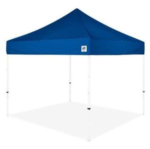 E-Z UP® 10 x 10 Enterprise® II Pop Up Canopy Durable Polyester Fabric Easy Setup