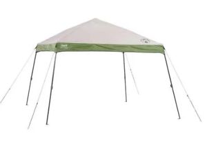 Coleman 12'x12' Slant Leg Instant Canopy Gazebo 144 sq. ft Coverage Easy Setup