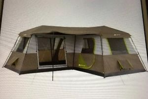 Ozark Trail 16' x16' Instant Cabin Tent, Sleeps 12 Family Camping Fast SetUp New