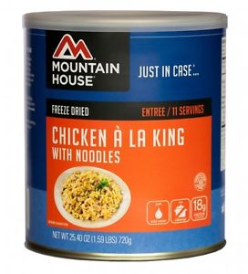 6  Cans  - Chicken Ala King - Mountain House Freeze Dried Emergency Food Supply