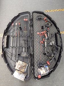 2016 PSE  BOW MADNESS 34 COMPOUND BOW & LOTS OF EXTRAS 3D READY MINT SHAPE