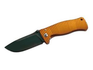 Böker Lion Stell Taschenmesser Einhandmesser Outdoormesser SR-1 Aluminium orang