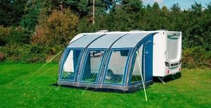Sunncamp Curve Air 390 Caravan Awning SF7822 Blue in colour