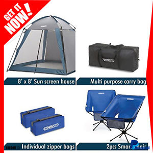 Tent complete pack Shelter 2 Chair Set Portable Beach Camp Hike Travel