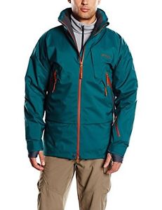 2-strati PYUA uomo giacca imbottita ZENITH-y, Teal Green, XL, MO-JK-06