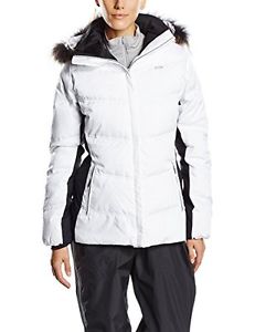 Killy Nymphe - Giacca in pile, da donna, colore: Nero, bianco (Bianco), L (FR: 4