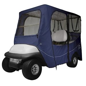 Fairway Golf Cart Deluxe Enclosure Long Roof - Navy