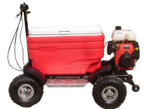 Crazy Coolers Motorized Red Cooler, hot red