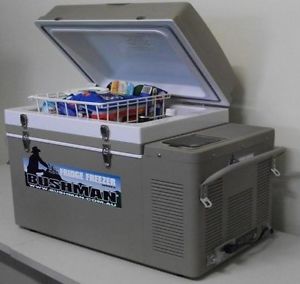FRIDGE FREEZER BUSHMAN 12VOLT 4X4 35-52 LITRE 2 SWAP OVER LIDS INSULATED COVER